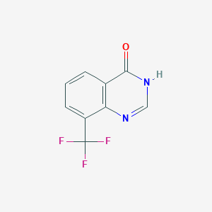 molecular formula C9H5F3N2O B3048349 8-(Trifluoromethyl)quinazolin-4(3h)-one CAS No. 16499-59-5
