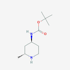 tert-butyl ((2R,4S)-2-methylpiperidin-4-yl)carbamate