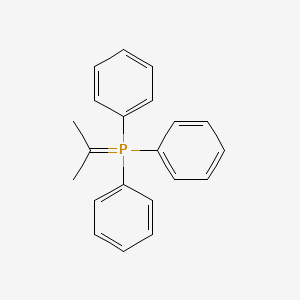 molecular formula C21H21P B3048377 Phosphorane, (1-methylethylidene)triphenyl- CAS No. 16666-80-1