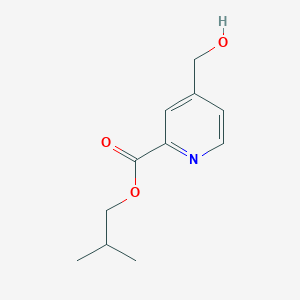 4-Hydroxymethylpyridin-2-carboxylic acid isobutyl ester
