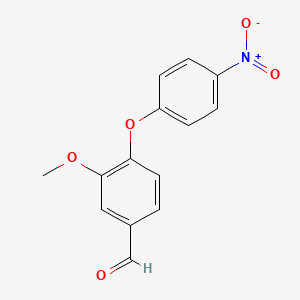 3-Methoxy-4-(4-nitrophenoxy)benzaldehyde