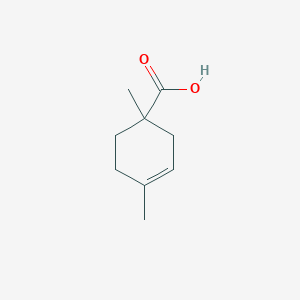 molecular formula C9H14O2 B3048382 1,4-Dimethylcyclohex-3-ene-1-carboxylic acid CAS No. 16695-87-7