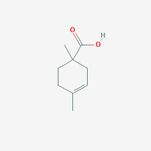 molecular formula C9H14O2 B3048382 1,4-二甲基环己-3-烯-1-羧酸 CAS No. 16695-87-7