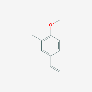 molecular formula C10H12O B3048405 4-Ethenyl-1-methoxy-2-methylbenzene CAS No. 167960-09-0