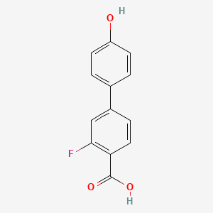 4-(4-Carboxy-3-fluorophenyl)phenol