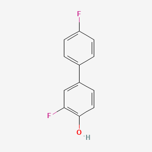 molecular formula C12H8F2O B3048411 3,4'-二氟-[1,1'-联苯]-4-醇 CAS No. 168158-52-9