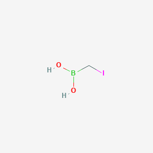 molecular formula CH4BIO2 B3048428 (Iodomethyl)boronic acid CAS No. 16876-23-6