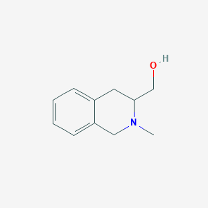 molecular formula C11H15NO B3048430 (2-甲基-1,2,3,4-四氢异喹啉-3-基)甲醇 CAS No. 16880-87-8