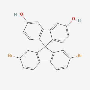 molecular formula C25H16Br2O2 B3048438 2,7-二溴-9,9-双(4-羟基苯基)芴 CAS No. 169169-89-5