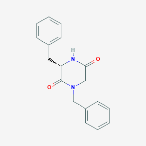 molecular formula C18H18N2O2 B3048442 (S)-1,3-Dibenzylpiperazine-2,5-dione CAS No. 169447-84-1