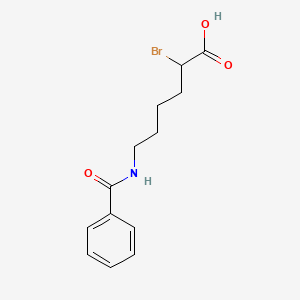 6-Benzamido-2-bromohexanoic acid
