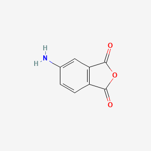 molecular formula C8H5NO3 B3048457 4-Aminophthalic anhydride CAS No. 17011-53-9