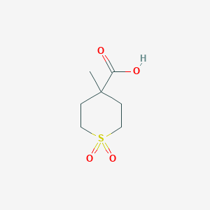 4-Methyl-1,1-dioxo-1lambda(6)-thiane-4-carboxylic acid