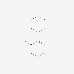molecular formula C12H15F B3048506 1-Cyclohexyl-2-fluorobenzene CAS No. 1717-82-4