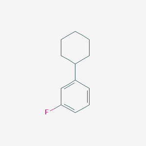 molecular formula C12H15F B3048507 1-Cyclohexyl-3-fluorobenzene CAS No. 1717-83-5