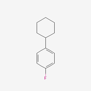 molecular formula C12H15F B3048508 1-Cyclohexyl-4-fluorobenzene CAS No. 1717-84-6