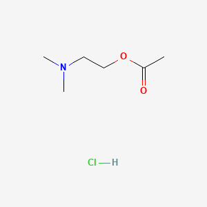 molecular formula C6H14ClNO2 B3048518 2-二甲氨基乙基乙酸盐盐酸盐 CAS No. 17210-49-0