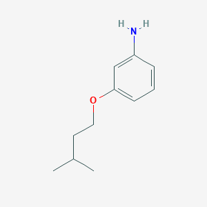 molecular formula C11H17NO B3048522 3-(3-Methylbutoxy)aniline CAS No. 17258-52-5