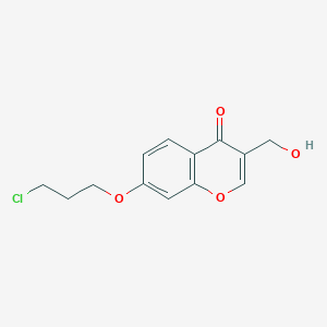 7-(3-Chloropropoxy)-3-(hydroxymethyl)chromen-4-one