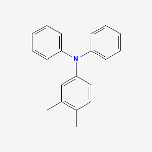 molecular formula C20H19N B3048538 3,4-dimethyl-N,N-diphenylaniline CAS No. 173460-10-1