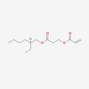 molecular formula C14H24O4 B3048539 2-Propenoic acid, 3-[(2-ethylhexyl)oxy]-3-oxopropyl ester CAS No. 173481-20-4