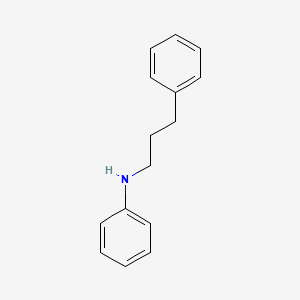 molecular formula C15H17N B3048545 N-(3-phenylpropyl)aniline CAS No. 1738-99-4