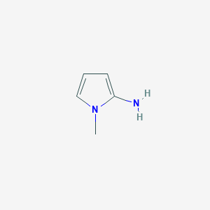molecular formula C5H8N2 B3048546 1-甲基-1H-吡咯-2-胺 CAS No. 173853-66-2