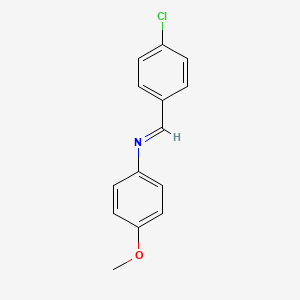 p-Chlorobenzylidene-(4-methoxyphenyl)-amine