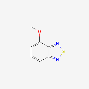 molecular formula C7H6N2OS B3048583 4-Methoxybenzo[c][1,2,5]thiadiazole CAS No. 1753-23-7