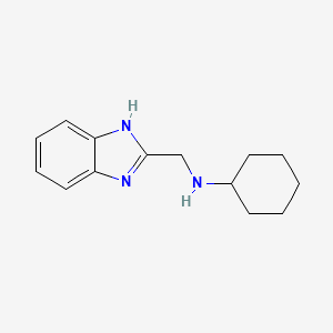 N-(1H-benzimidazol-2-ylmethyl)cyclohexanamine