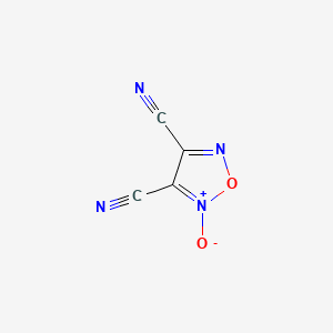 molecular formula C4N4O2 B3048591 3,4-Dicyanofuroxan CAS No. 17557-81-2