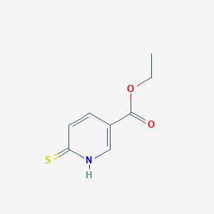 molecular formula C8H9NO2S B3048595 Ethyl 6-sulfanylpyridine-3-carboxylate CAS No. 175909-91-8