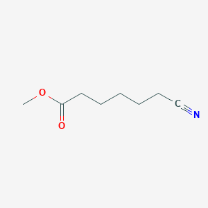 molecular formula C8H13NO2 B3048597 Methyl 6-cyanohexanoate CAS No. 17592-25-5