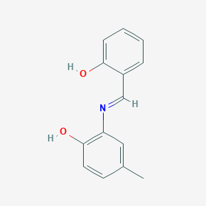 Phenol, 2-[[(2-hydroxyphenyl)methylene]amino]-4-methyl-