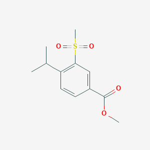 Methyl 4-isopropyl-3-(methylsulfonyl)benzoate