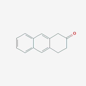 molecular formula C14H12O B3048606 2(1H)-Anthracenone, 3,4-dihydro- CAS No. 176236-91-2