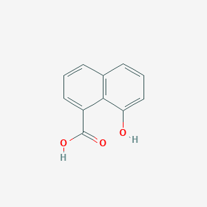 molecular formula C11H8O3 B3048621 8-羟基-1-萘甲酸 CAS No. 1769-88-6
