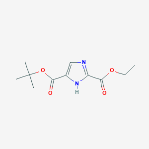 B3048629 5-tert-Butyl 2-ethyl 1H-imidazole-2,5-dicarboxylate CAS No. 177417-73-1