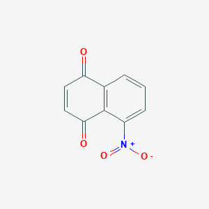 molecular formula C10H5NO4 B3048642 5-硝基-1,4-萘醌 CAS No. 17788-47-5