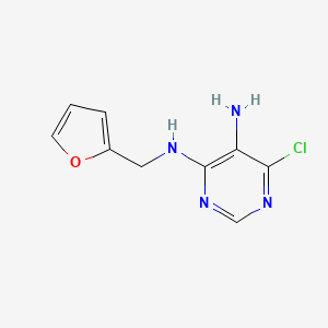 5-Amino-4-chloro-6-(furfurylamino)pyrimidine