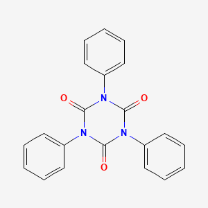 molecular formula C21H15N3O3 B3048654 苯异氰尿酸酯 CAS No. 1785-02-0