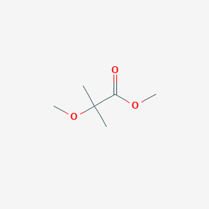molecular formula C6H12O3 B3048659 Methyl 2-methoxy-2-methylpropanoate CAS No. 17860-39-8