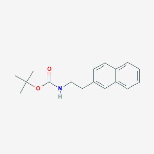 molecular formula C17H21NO2 B3048674 Carbamic acid, [2-(2-naphthalenyl)ethyl]-, 1,1-dimethylethyl ester CAS No. 179386-73-3