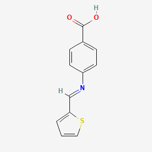 4-(Thiophen-2-ylmethylideneamino)benzoic acid