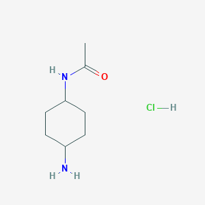 molecular formula C8H17ClN2O B3048720 N-(4-氨基环己基)乙酰胺盐酸盐 CAS No. 1803591-14-1