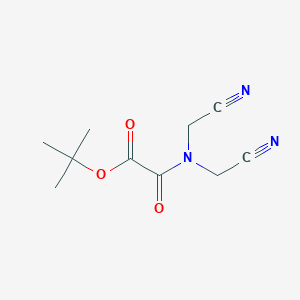 Tert-butyl [bis(cyanomethyl)carbamoyl]formate