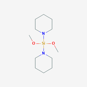 molecular formula C12H26N2O2Si B3048742 Dipiperidinodimethoxysilane CAS No. 180536-06-5