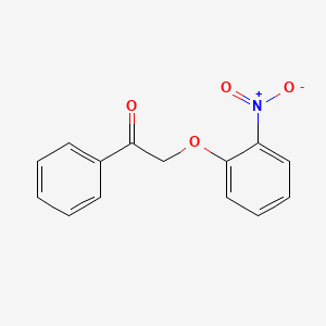 molecular formula C14H11NO4 B3048747 2-(2-硝基苯氧基)-1-苯基-1-乙酮 CAS No. 18065-01-5