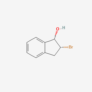 molecular formula C9H9BrO B3048748 (1s,2r)-2-Bromo-2,3-dihydro-1h-inden-1-ol CAS No. 180681-90-7