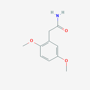 molecular formula C10H13NO3 B3048756 2-(2,5-二甲氧基苯基)乙酰胺 CAS No. 18086-23-2